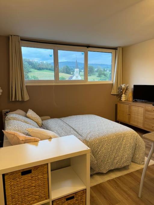 Foncine-le-Bas Studio Cosy Au Coeur Du Haut-Jura מראה חיצוני תמונה